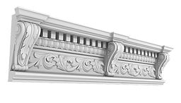 Карниз Дворцовый КД-43. Раздел: Фасадный декор, фасадная лепнина, классический стиль, стеклофибробетон