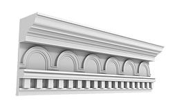 Карниз Дворцовый КД-54. Раздел: Фасадный декор, фасадная лепнина, классический стиль, стеклофибробетон
