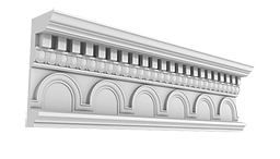 Карниз Дворцовый КД-60. Раздел: Фасадный декор, фасадная лепнина, классический стиль, стеклофибробетон