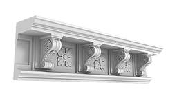 Карниз Дворцовый КД-70. Раздел: Фасадный декор, фасадная лепнина, классический стиль, стеклофибробетон