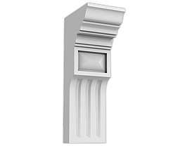 Кронштейн КР-003. Раздел: Фасадный декор, фасадная лепнина, классический стиль, стеклофибробетон