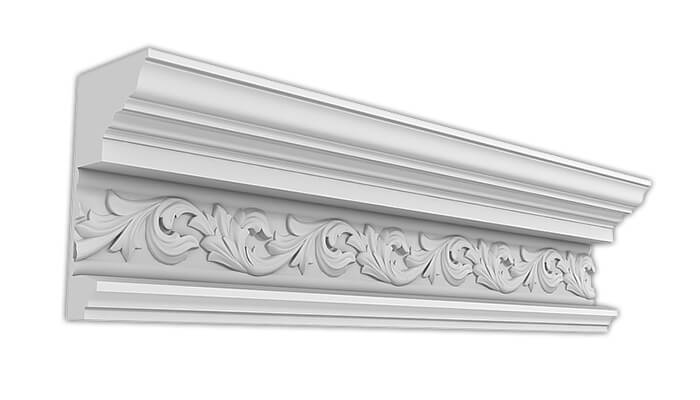 Карниз Дворцовый КД-49. Раздел: Фасадный декор, фасадная лепнина, классический стиль, стеклофибробетон