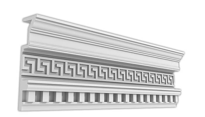Карниз Дворцовый КД-56. Раздел: Фасадный декор, фасадная лепнина, классический стиль, стеклофибробетон