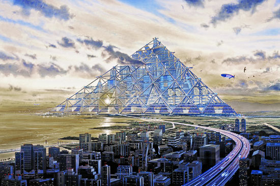 Shimizu Mega-City - город-пирамида будущего