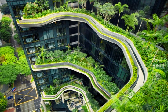 В Сингапуре появится зеленый отель в 15000 квадратных метров