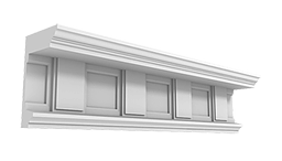 Карниз Дворцовый КД-62. Раздел: Фасадный декор, фасадная лепнина, классический стиль, стеклофибробетон