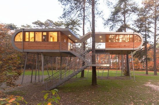 Лесной конференц-зал The Tree House в Бельгии