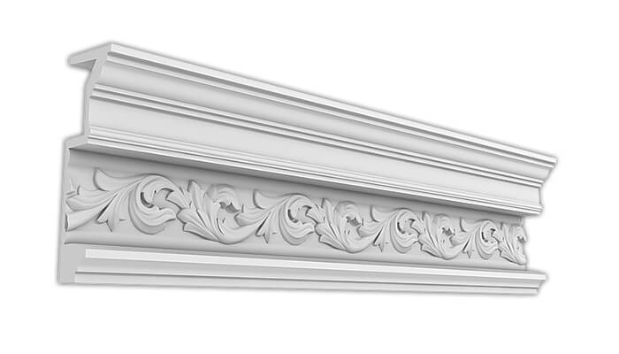 Карниз Дворцовый КД-52. Раздел: Фасадный декор, фасадная лепнина, классический стиль, стеклофибробетон
